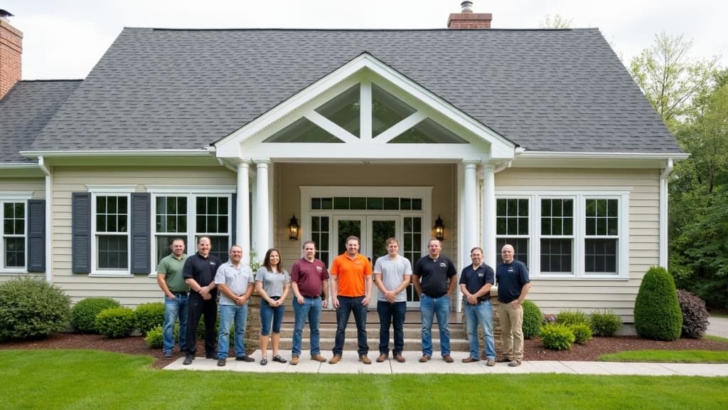 Completed sunroom project on a Long Island home