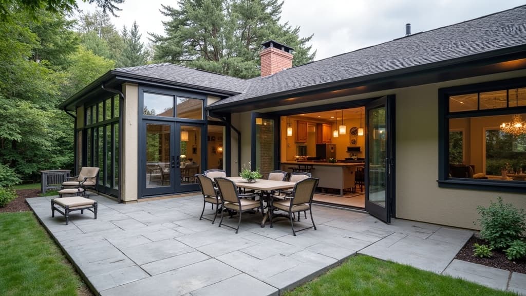 After: four-season sunroom installed