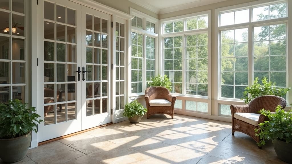 Screen room — Long Island backyard